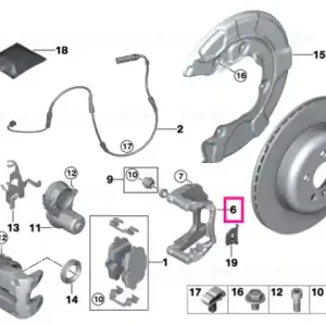 Calliper carrier left - BMW Cumpărături sigure