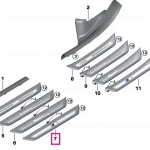 Discount Trim intrare iluminat fata -M- - BMW