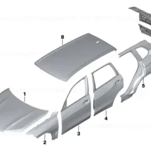 Trunk lid, top - BMW Preț redus