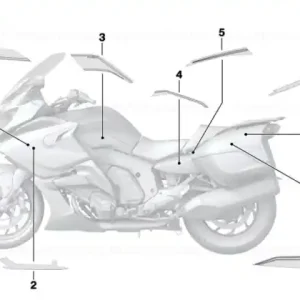 Inscription "GT" left - BMW Motorrad Reducere de preț