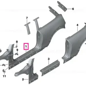 Ofertă limitată Side frame, exterior, right - BMW - Mini