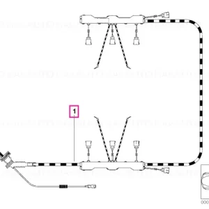 Retur gratuit wiring harness, engine ignition module - BMW