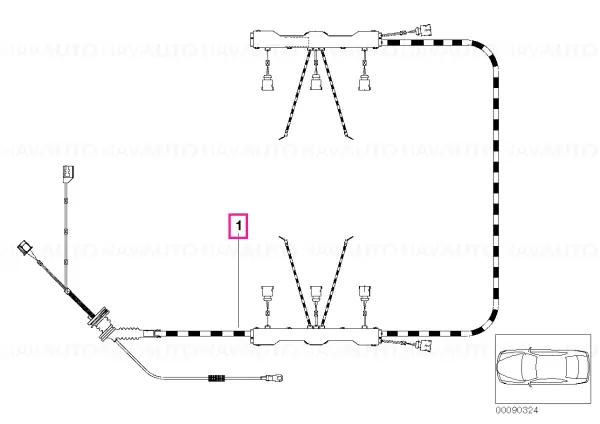 Retur gratuit wiring harness, engine ignition module - BMW