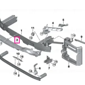 Retur ușor Impact absorber, top - BMW