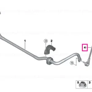 Swing support, front, left - BMW Cumpără acum