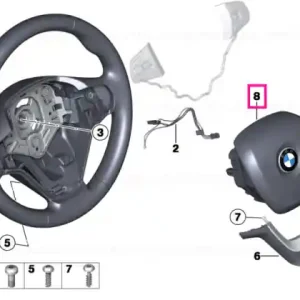 Airbag module driver's side w absorber - BMW Super ofertă
