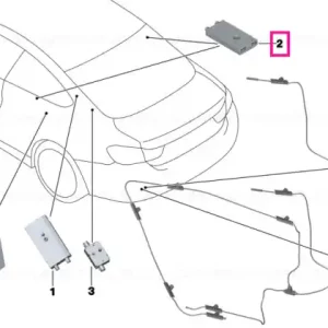 Antenna amplifier RECHTS - BMW Comandă acum