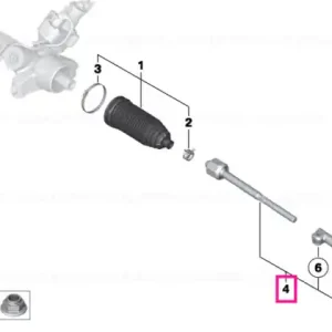 Right tie rod - BMW - Mini Chilipir