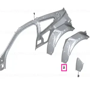 Wheel arch outer rear left - BMW Ofertă limitată