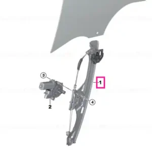 Window lifter without motor,front left - BMW Calitate înaltă