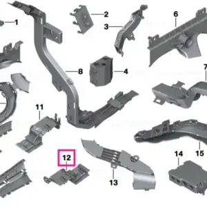 Comandă acum Suport conector mamă dreapta - BMW