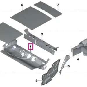 Sound insulation floor rear - BMW - Mini Cel mai vândut