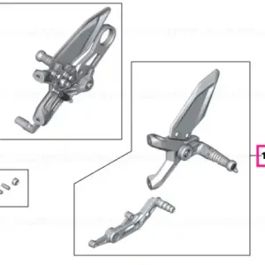 Premium Footrest system, left - BMW Motorrad