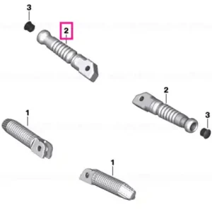 Rear footrest left - BMW Motorrad Reducere extra