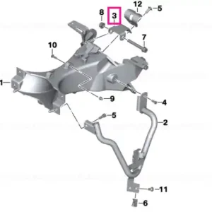 Adaptor suport carenaj - BMW Motorrad Doar azi