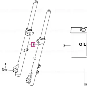 Discount Fork leg right - BMW Motorrad
