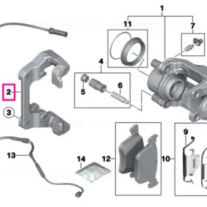Reducere extra Calliper carrier - BMW