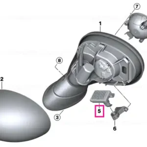 Ieftin Light module, left LHD - BMW - Mini