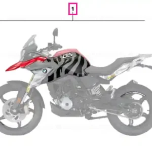 Sticker set GS DESIGN ZEBRA - BMW Motorrad Reducere