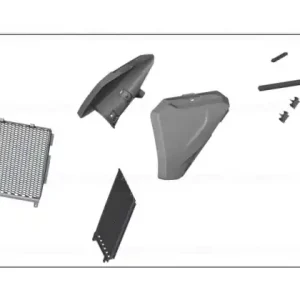 Set spray- and stoneguard SALES PACKAGING - BMW Motorrad Ultima șansă