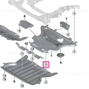 Retaining clip - BMW Doar azi