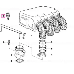Intake air temperature sensor - BMW Motorrad Lichidare de stoc