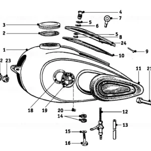 Knee padding R25-51/3-68 - BMW Motorrad Reducere