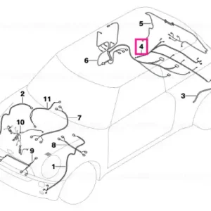Rear repair wiring set - BMW - Mini Promoție
