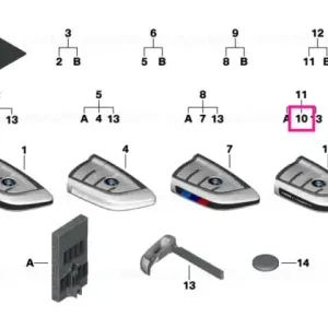 Discount Remote control Individual ECE+ROW+US - BMW