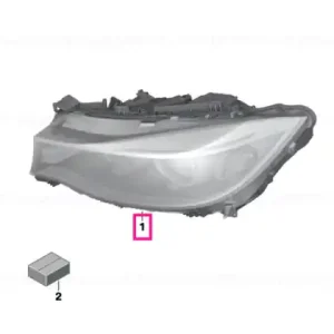 Bi-xenon headlight AKL, left - BMW Discount