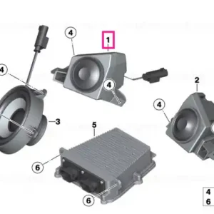 Chilipir Rear right loudspeaker - BMW Motorrad