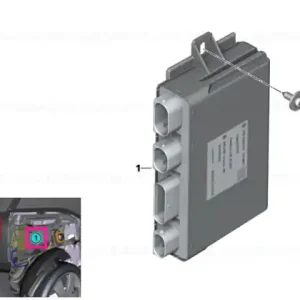 Control unit, LIM charge interf. module AC - BMW Plată securizată