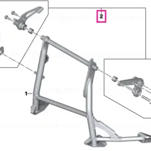Transport gratuit Set, mounting parts, tilt stand - BMW Motorrad