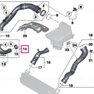 Ultima șansă Air duct, bottom - BMW