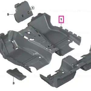 Ultima șansă Floor trim, front ANTHRAZIT -M- - BMW
