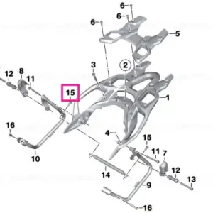 Surub cap cilindric M8X16-8.8-MK - BMW Motorrad Reduceri