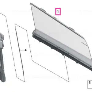 Roller sun shield, left - BMW Chilipir
