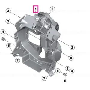 Front panel carrier - BMW Motorrad Cel mai vândut