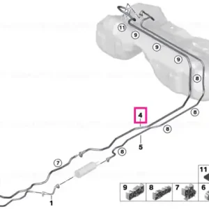 Vezi acum Rear fuel return line - BMW