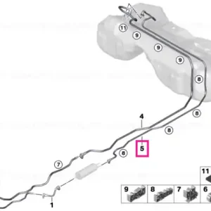 Super ofertă Rear fuel feed line - BMW