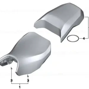 Pillion-passenger seat BLACK / GREY - BMW Motorrad Preț mic