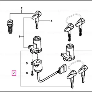 Calitate înaltă Ignition&strg.lock w/switch acc. to code - BMW Motorrad