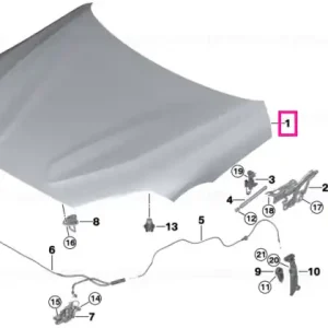 Reducere de preț Aluminium engine hood