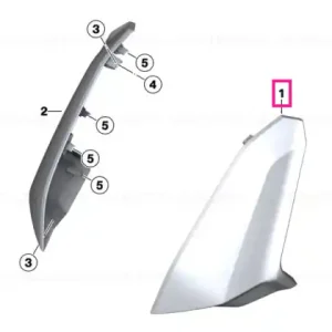 Panou ornament lateral față ROHTEIL ROHTEIL / BLANK - BMW Motorrad Ofertă limitată