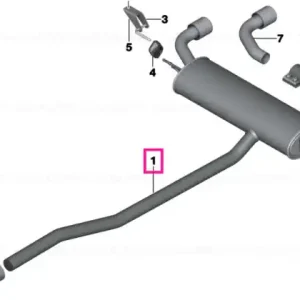 Super ofertă Rear silencer - BMW - Mini