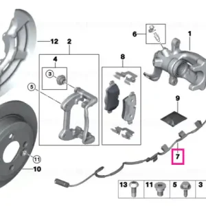 Chilipir Senzor placuță frână spate - BMW - Mini