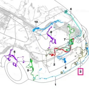 Rear repair wiring set - BMW Noutate