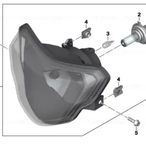 Comandă acum Șurub conic M6X20-8.8-ZNNIV - BMW Motorrad