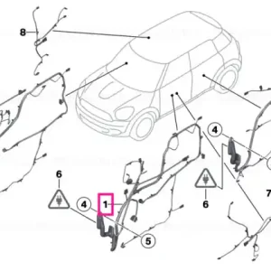 Ofertă specială Driver's side door cable harness - BMW - Mini