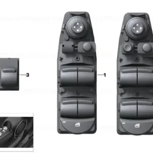 Cumpără online Window lifter switch, driver's side - BMW - Mini